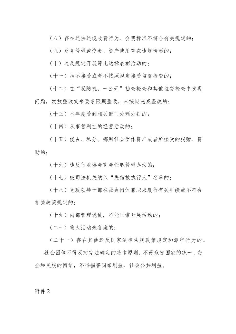 河南全省性社会团体、民办非企业单位年度检查标准.docx_第2页