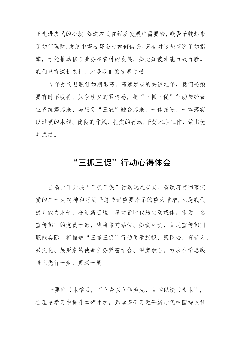 2023三抓三促行动学习体会五篇.docx_第3页