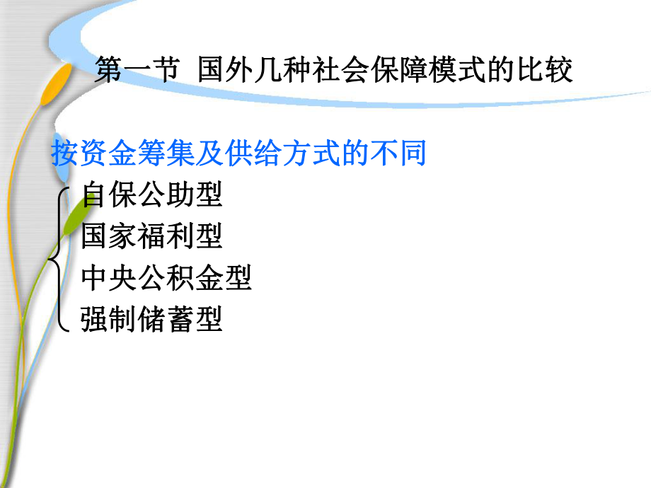 中国社会保障模式的选择.ppt_第2页