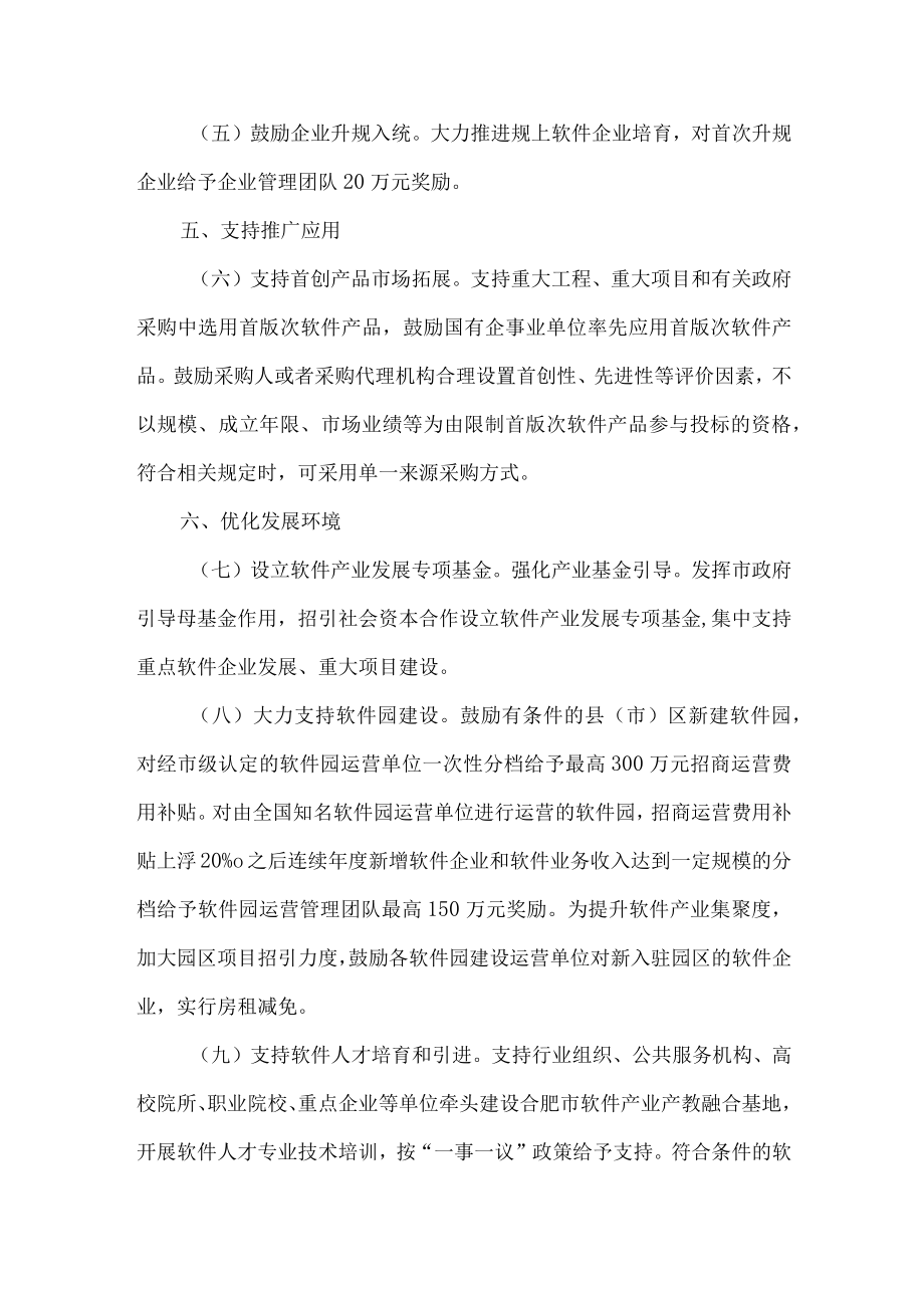 合肥市加快软件产业发展推进软件名城创建若干政策(2023年).docx_第3页