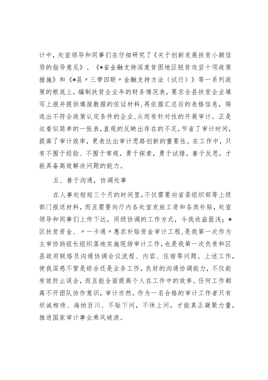 审计局干部挂职锻炼工作总结.docx_第3页