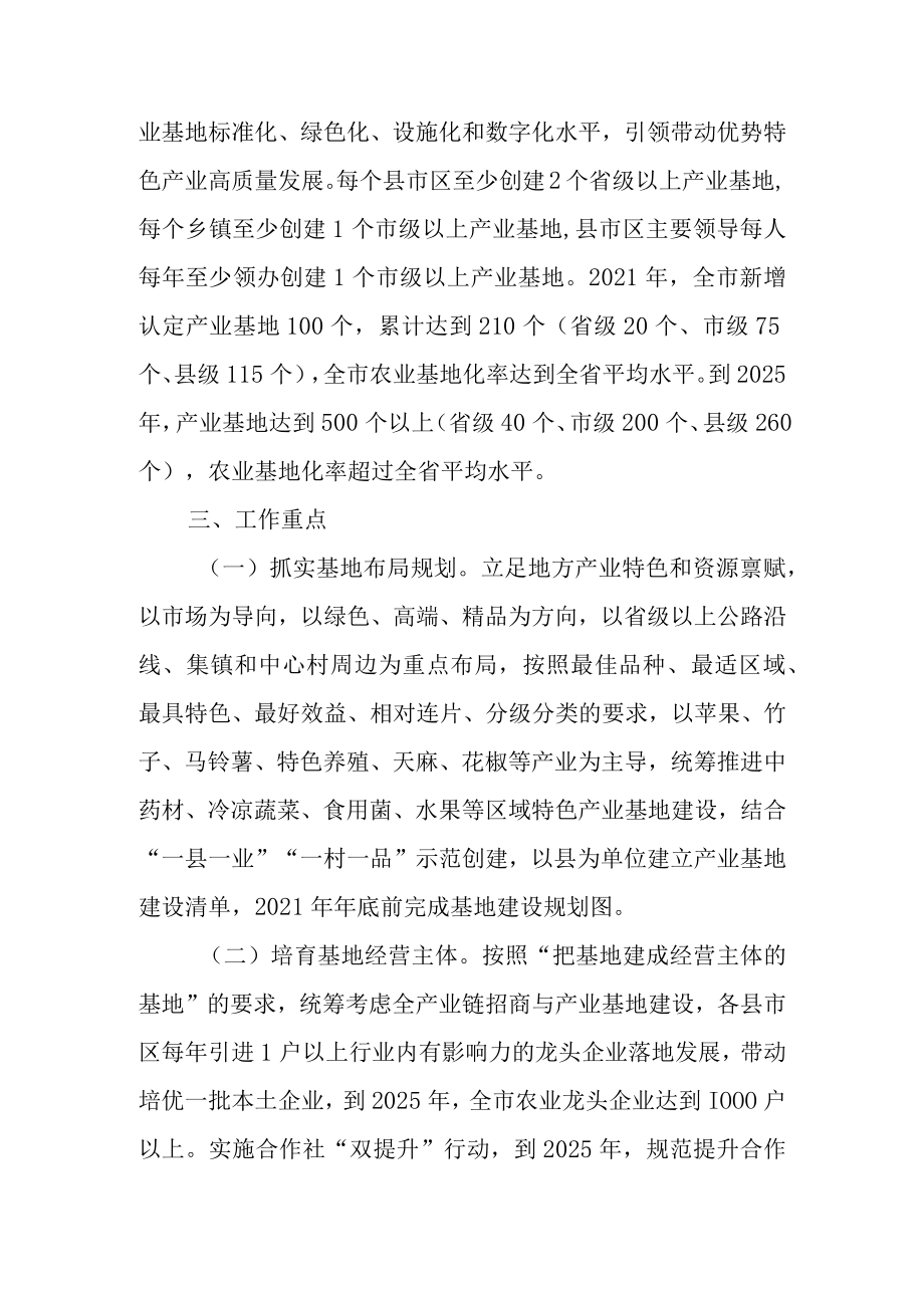 关于进一步加快推进“绿色食品牌”产业基地建设的实施意见.docx_第2页