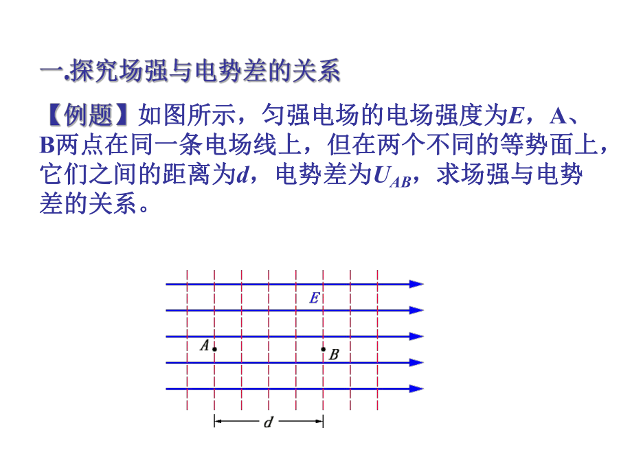 第五节电场强度与电势差的关系精品教育.ppt_第2页