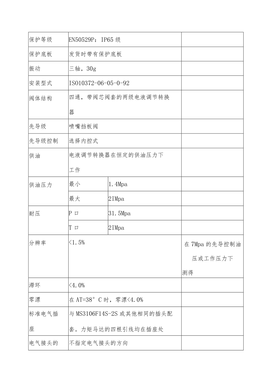 电液调节转换器采购项目技术规范书.docx_第3页