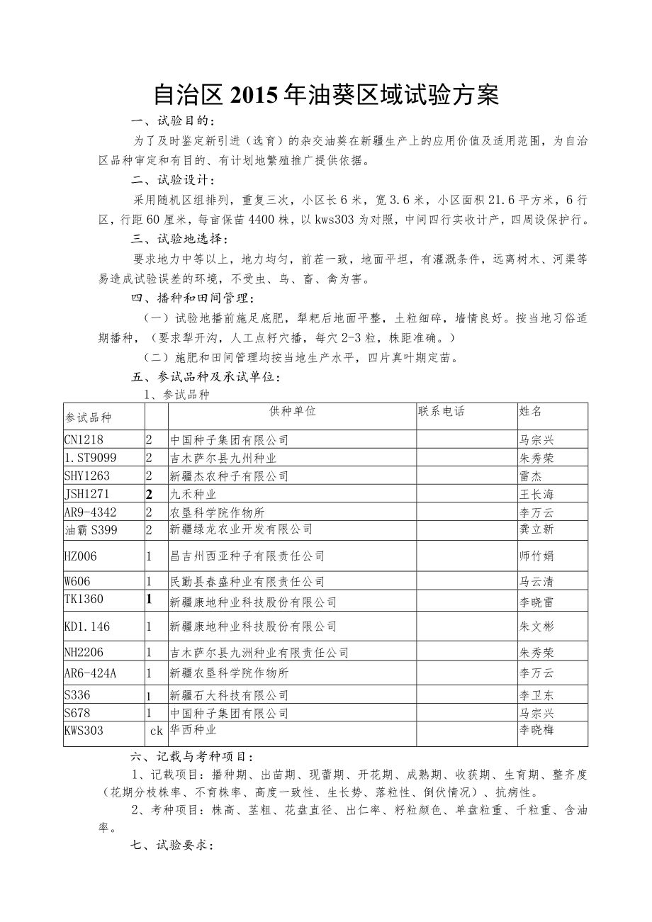 自治区2015年油葵区域试验方案.docx_第1页