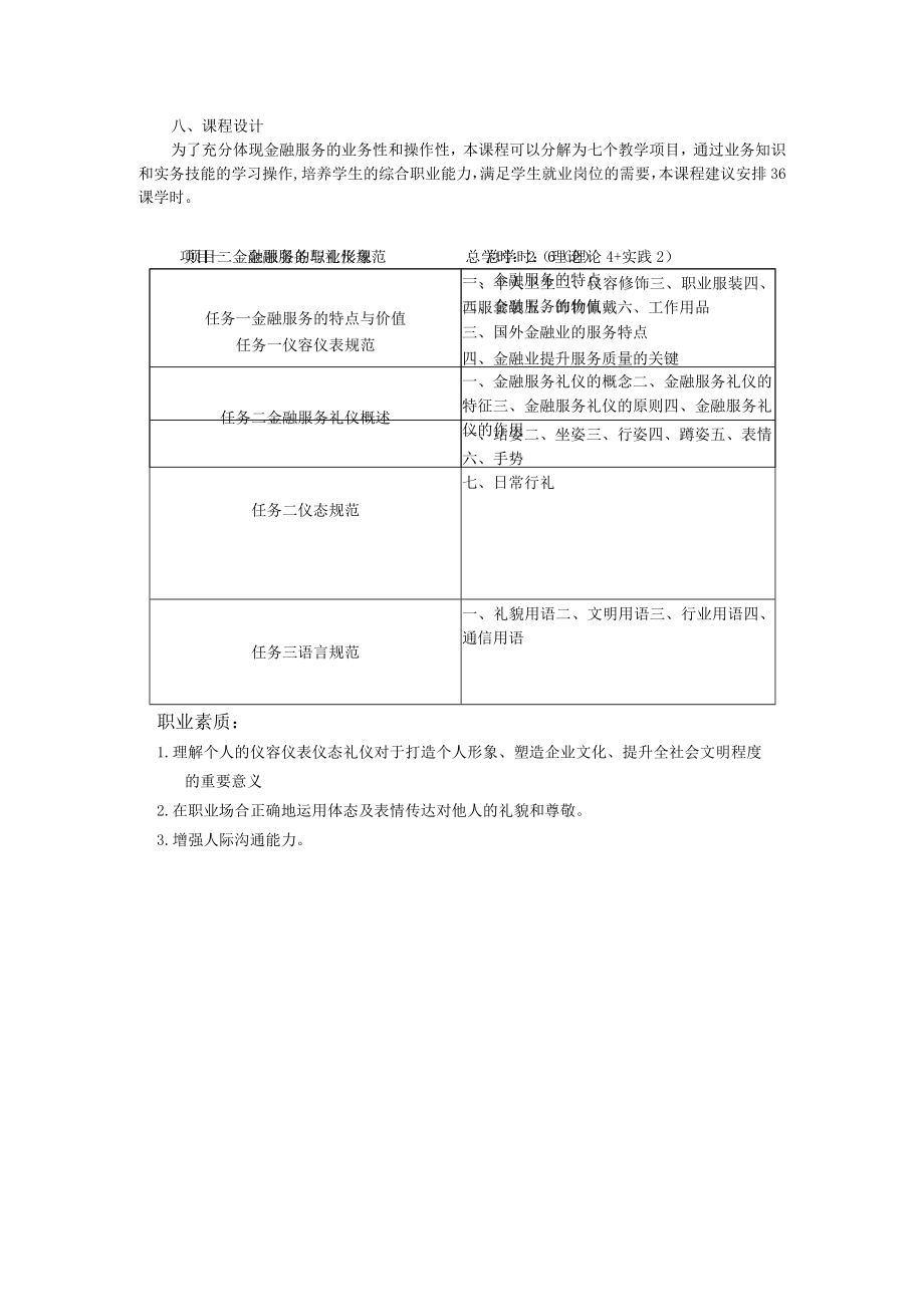 金融服务礼仪课程标准.docx_第3页