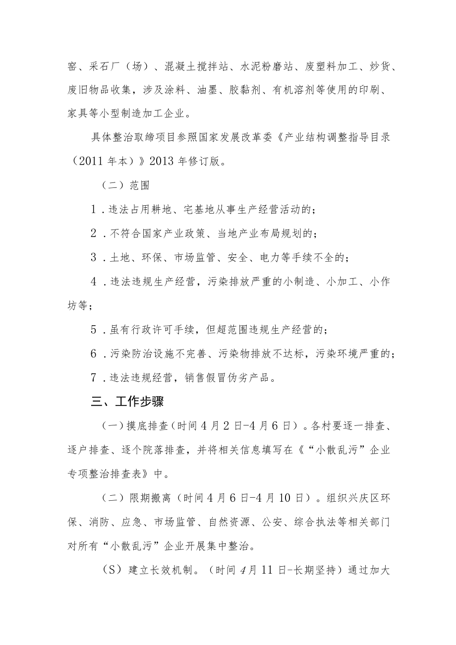 “小散乱污”企业专项整治实施方案.docx_第2页