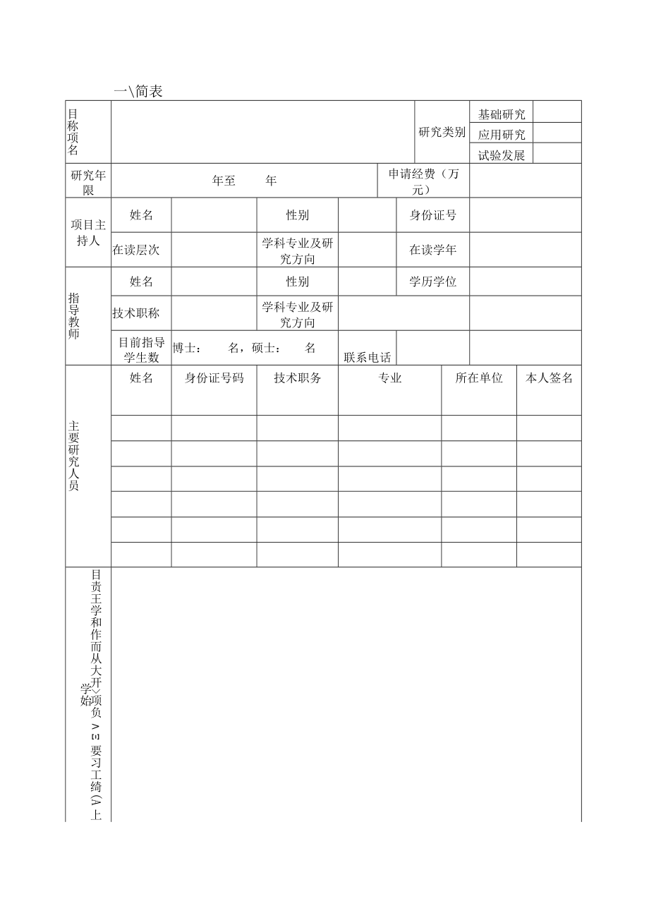 联合项目重点项目一般项目湖南科技大学研究生科研创新项目申请书.docx_第3页