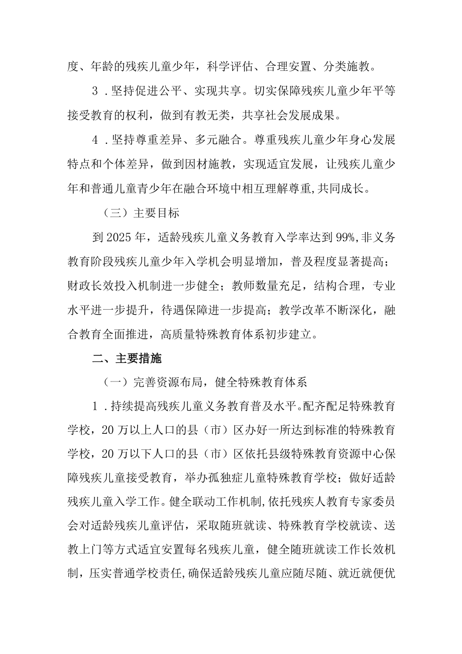 新时代特殊教育发展提升行动方案.docx_第2页