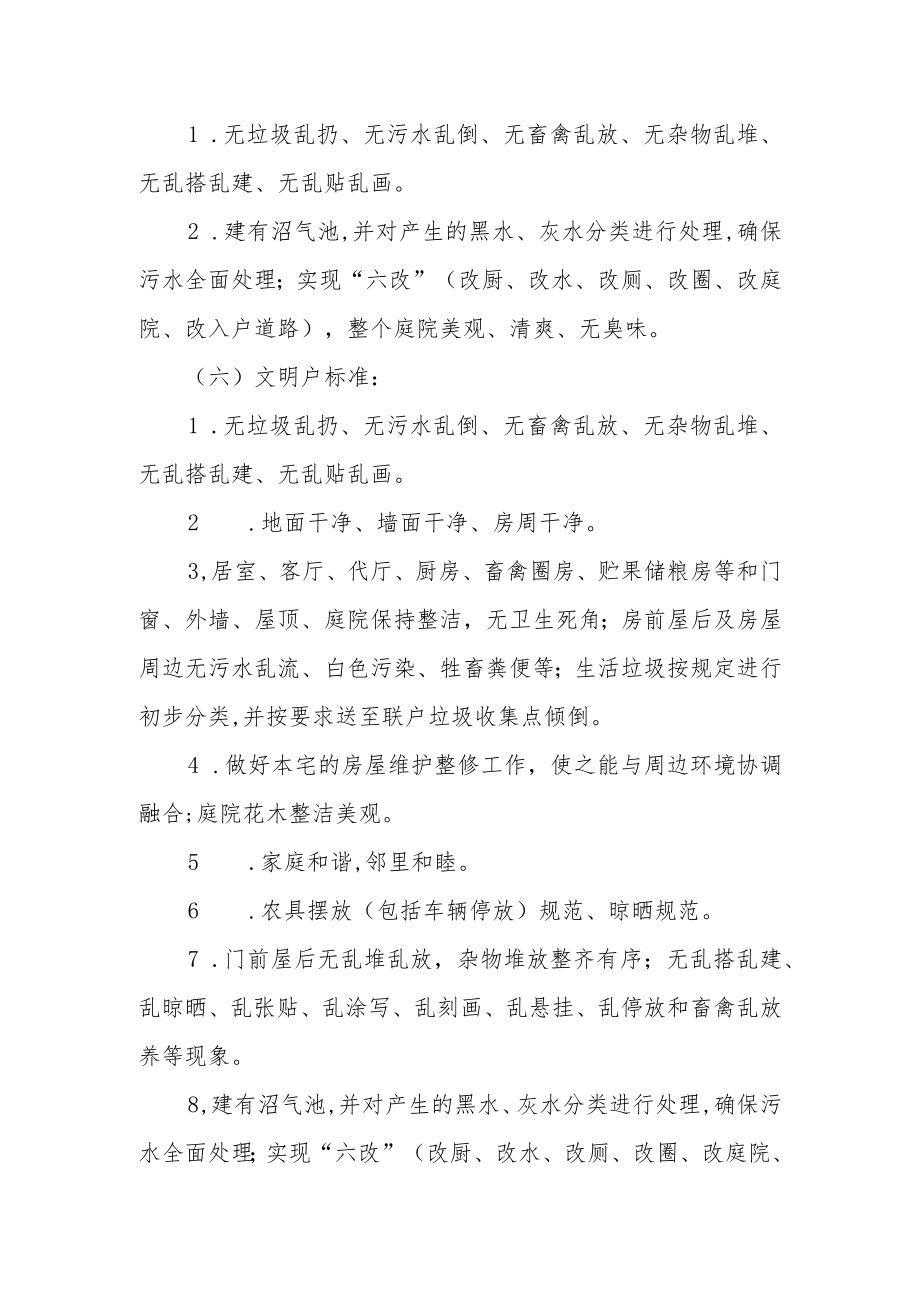 “卫生户”、“园林户”、“和睦户”、“书香户”、“生态户”评选实施方案.docx_第3页