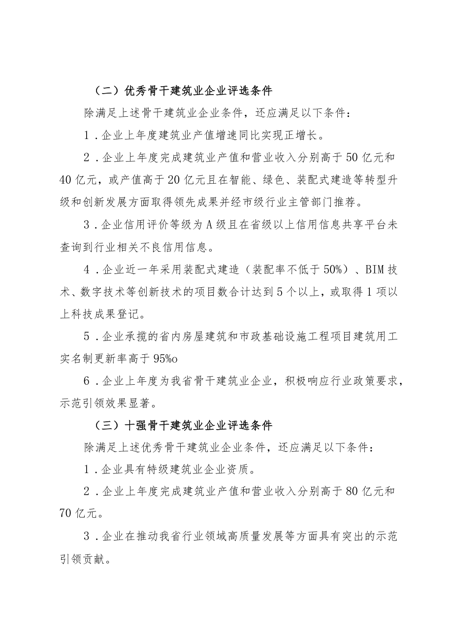 2023年度山西省骨干建筑业企业评选条件及量化标准、申请表.docx_第3页