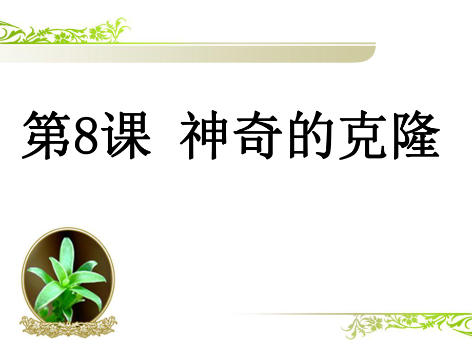 神奇的克隆第二课时课件.ppt_第1页