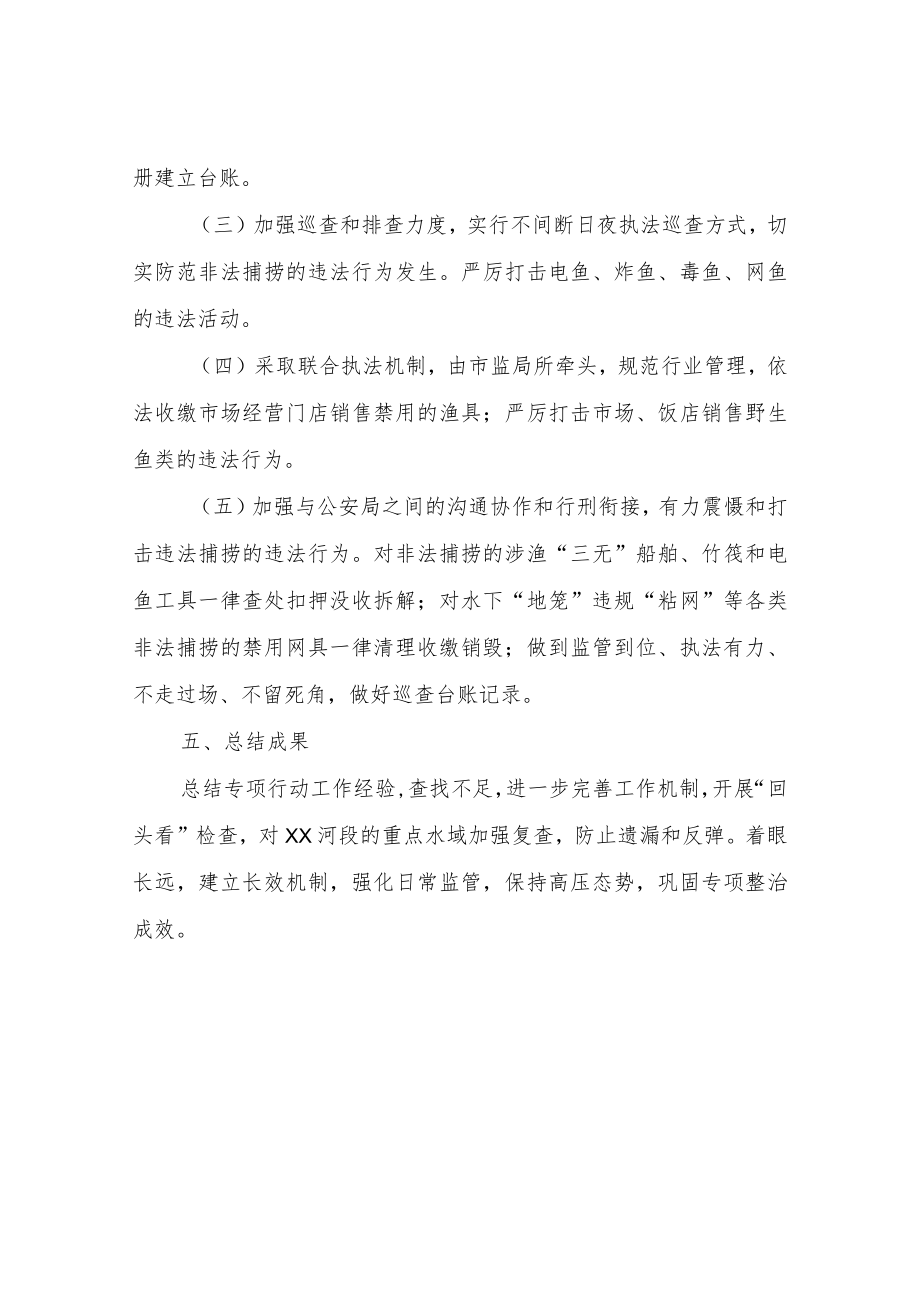 XX县打击电鱼捕鱼等非法捕捞违法行为专项整治行动方案.docx_第3页