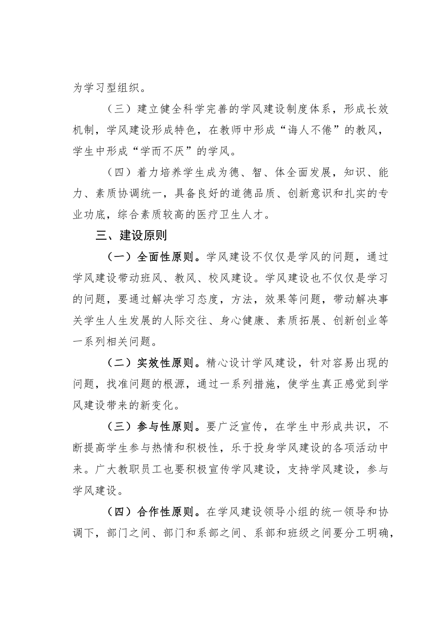 某某学校关于进一步加强学风建设的实施意见.docx_第2页