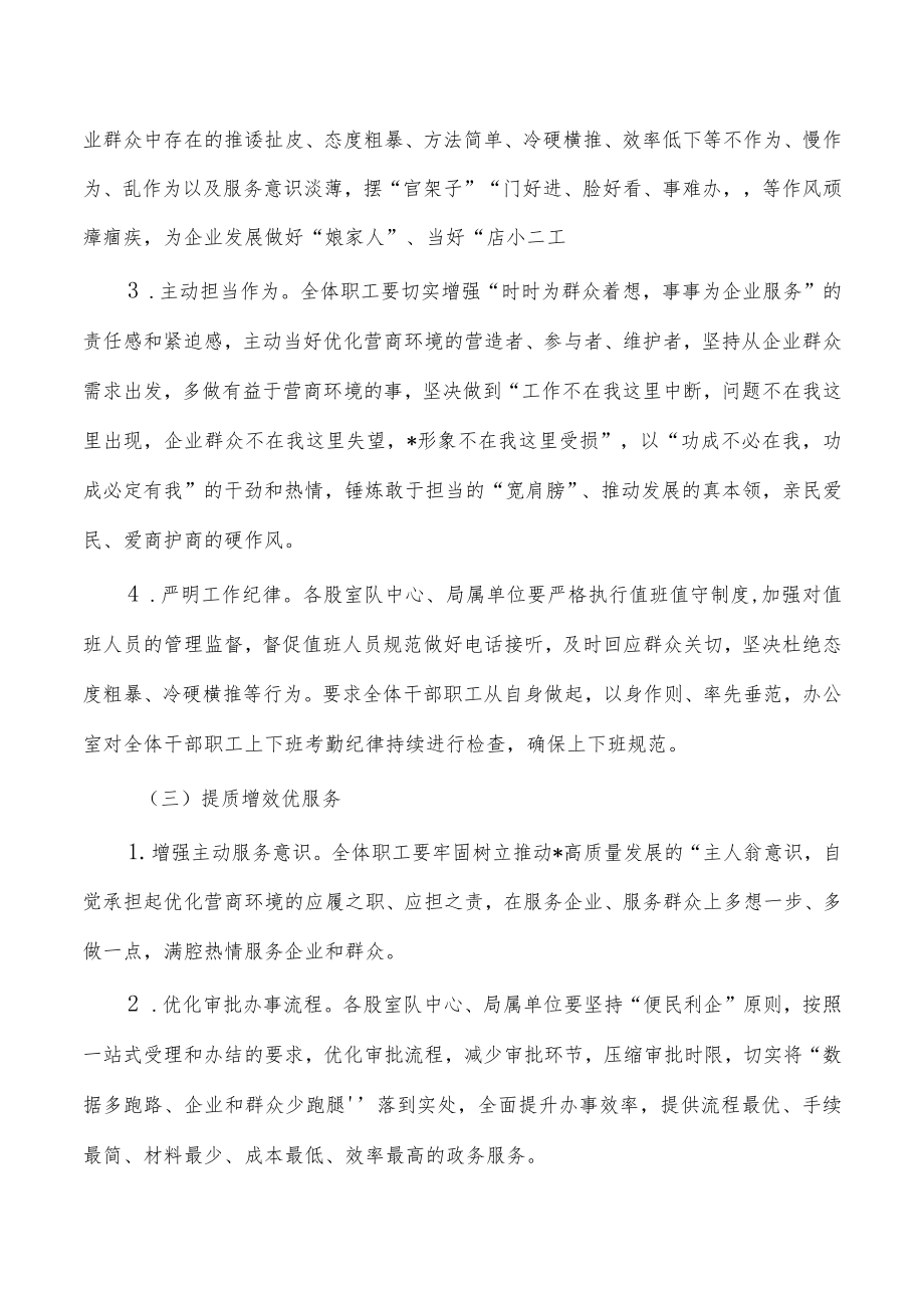 城管树形象推动营商环境优化方案.docx_第3页