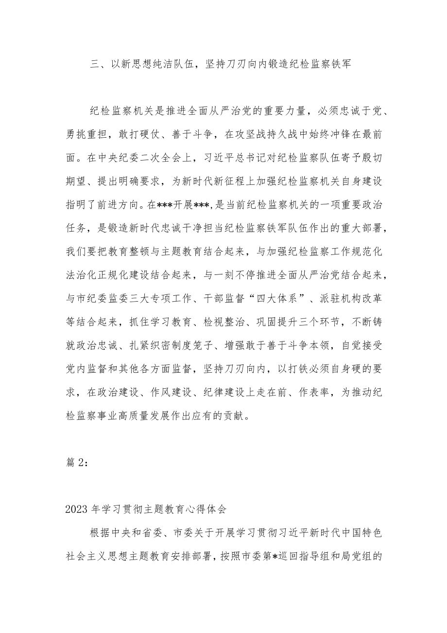 （2篇）学习贯彻2023年主题教育心得体会.docx_第3页