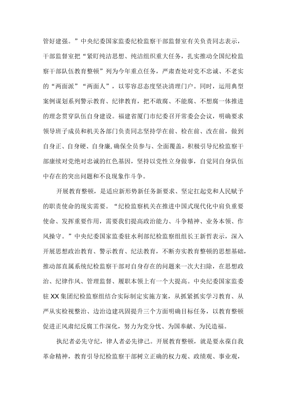 纪检监察干部队伍教育整顿心得感悟四.docx_第2页