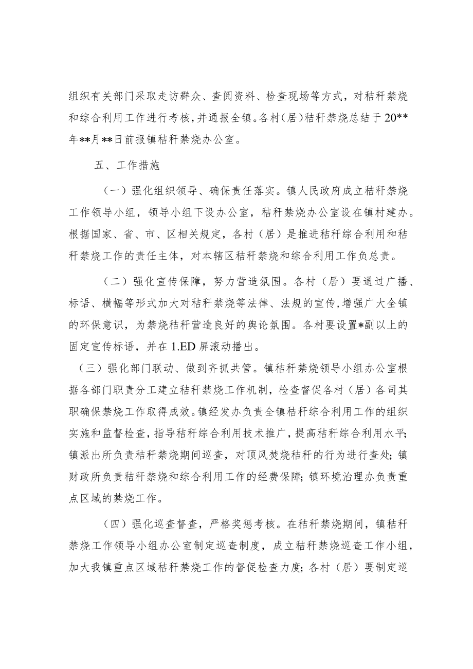 秸秆禁烧工作实施方案.docx_第2页