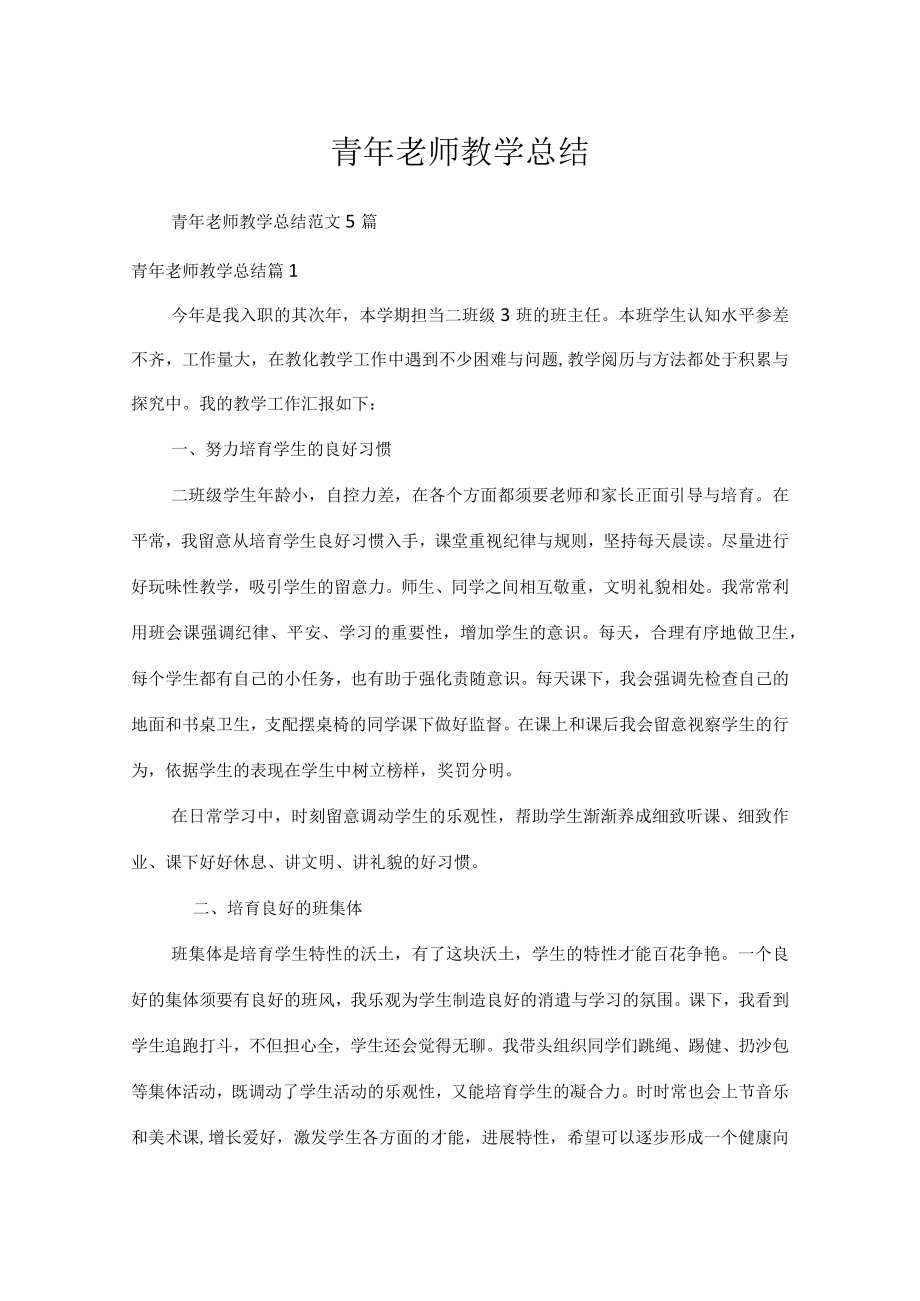 青年教师教学总结_9.docx_第1页