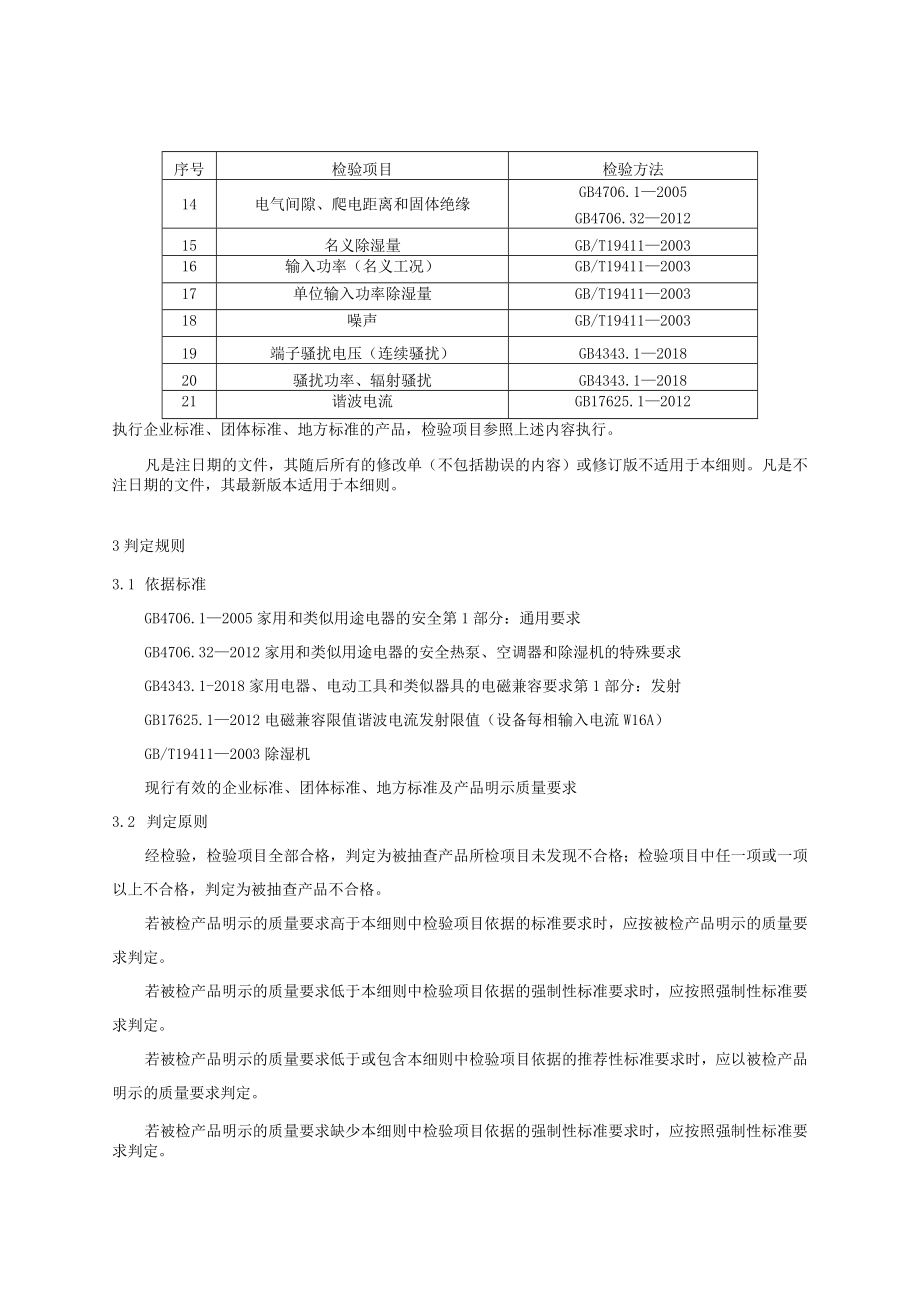 除湿机产品质量国家监督抽查实施细则2023年版.docx_第2页