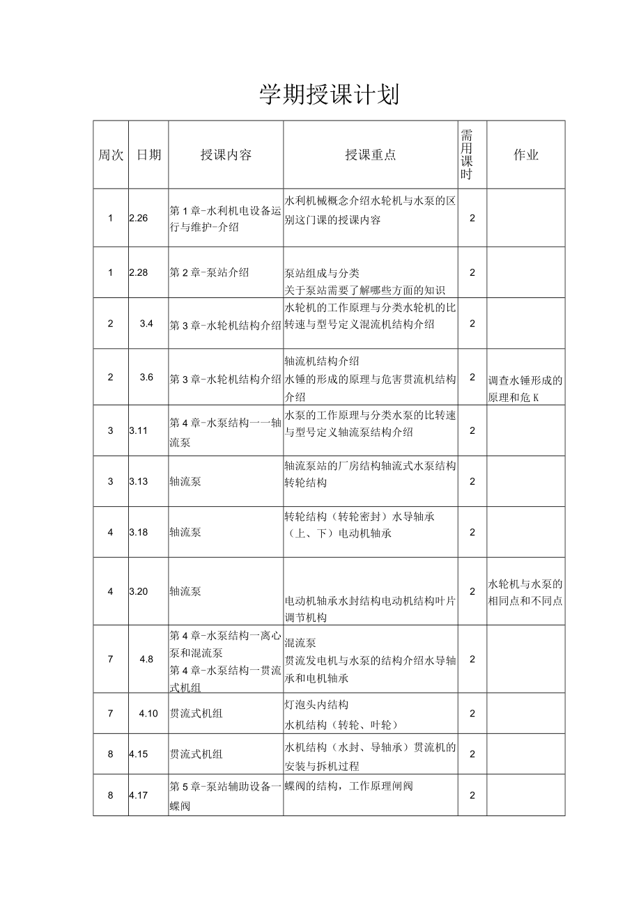 浙江同济科技职业学院学期授课计划.docx_第3页