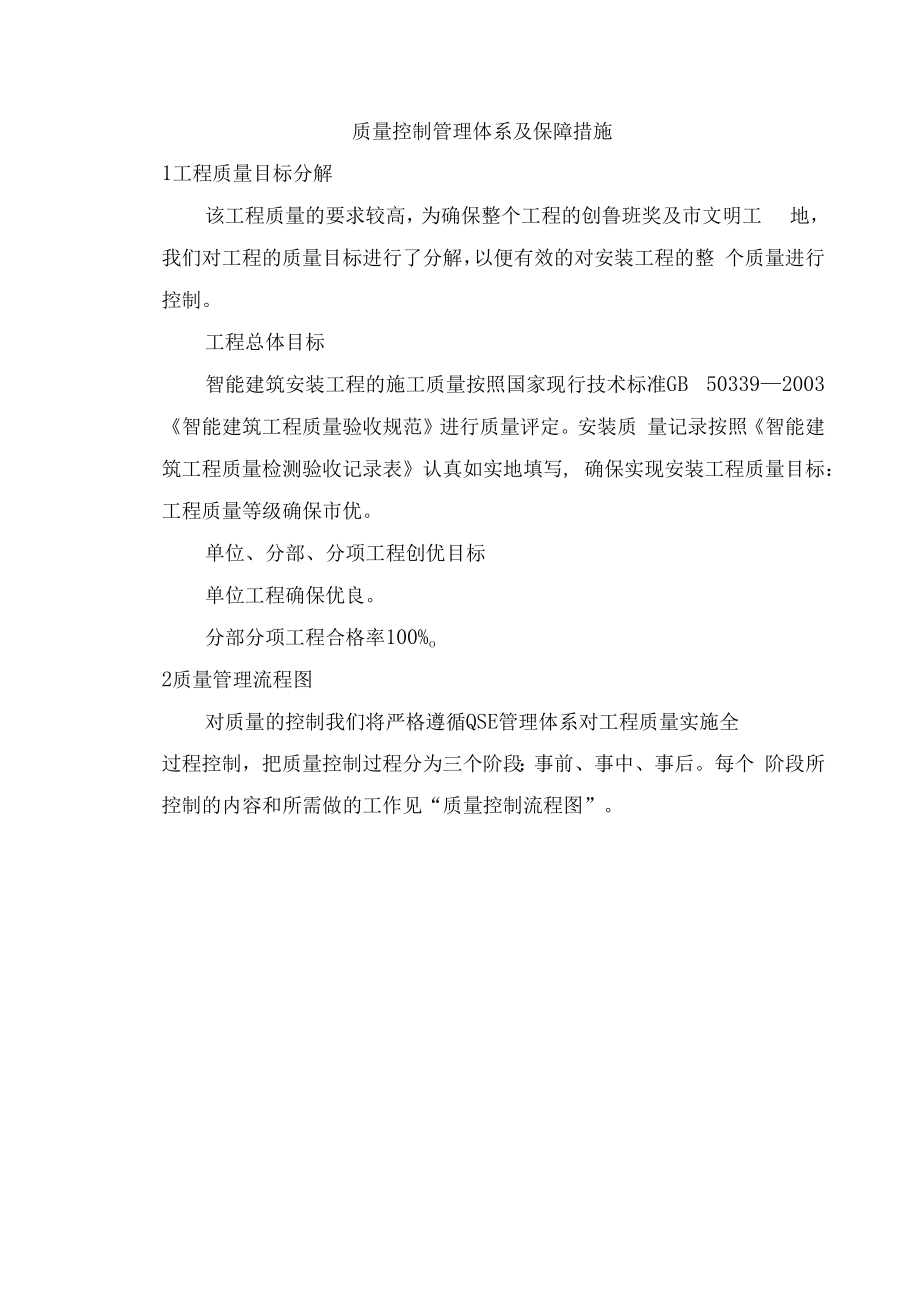 质量控制管理体系及保障措施.docx_第1页