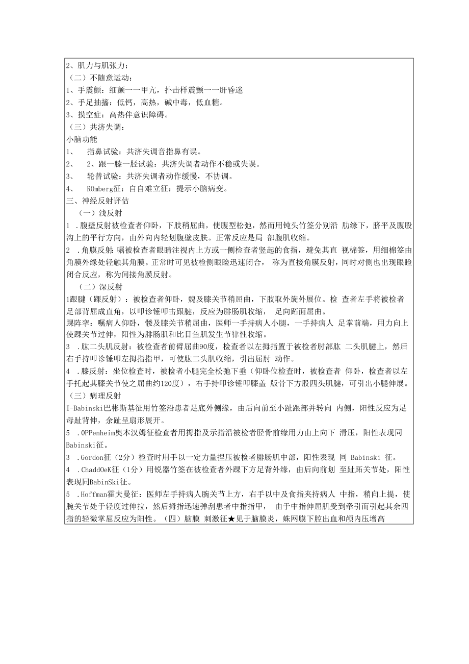 英才学院健康评估教案03-3神经系统评估.docx_第2页