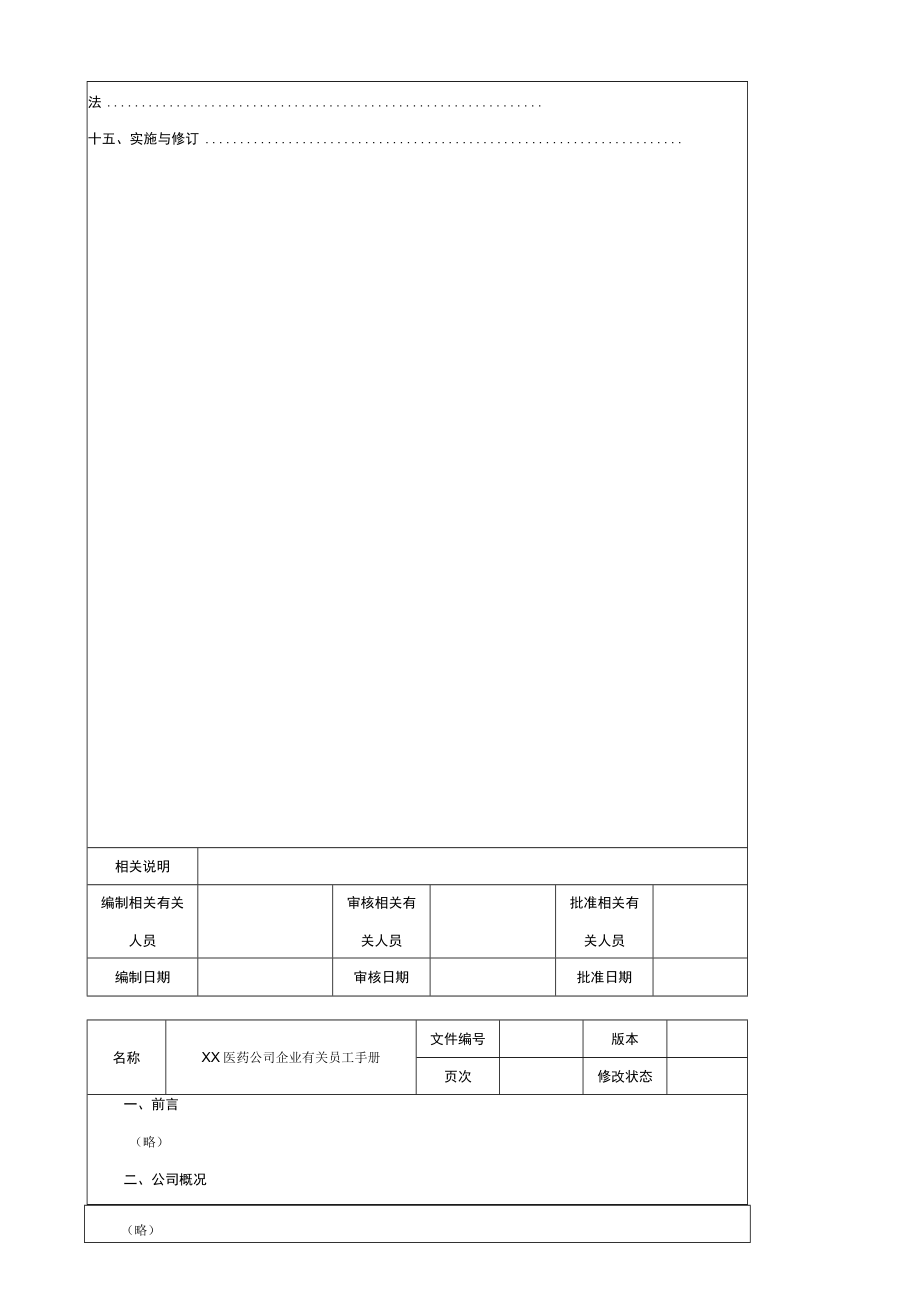 办公文档范本医药公司员工手册范例.docx_第3页