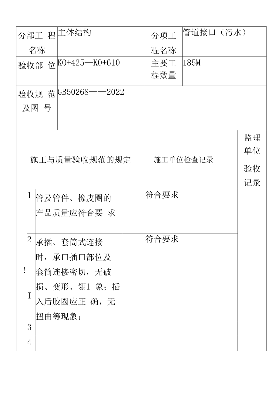 污水管道接口连接检验批报验申请表.docx_第3页