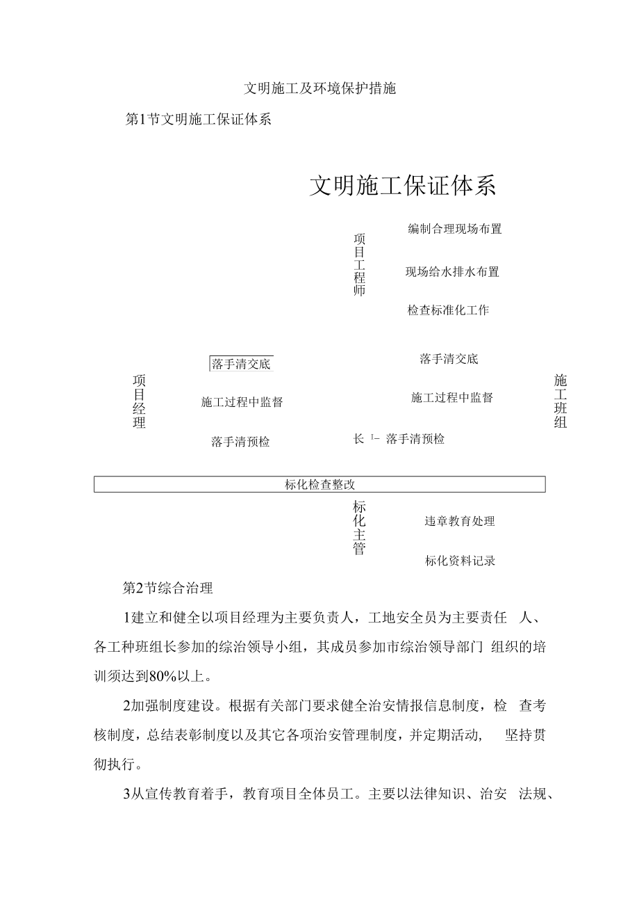 文明施工及环境保护措施.docx_第1页