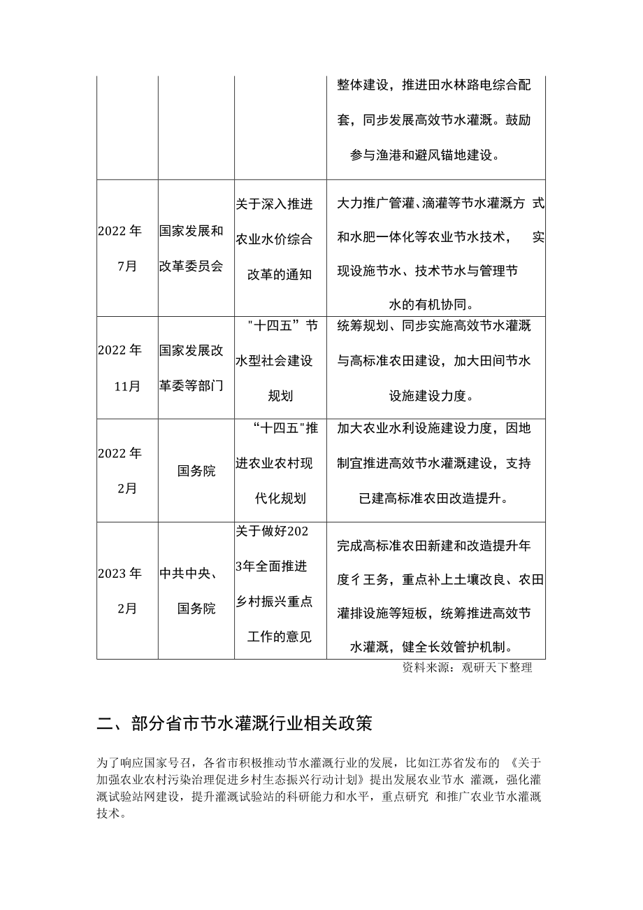 我国及部分省市节水灌溉行业相关政策 因地制宜推进高效节水灌溉建设.docx_第3页