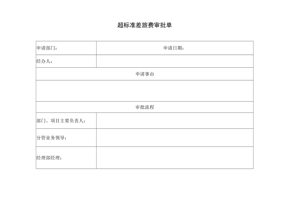 西南 横向：超标准差旅费审批单.docx_第1页