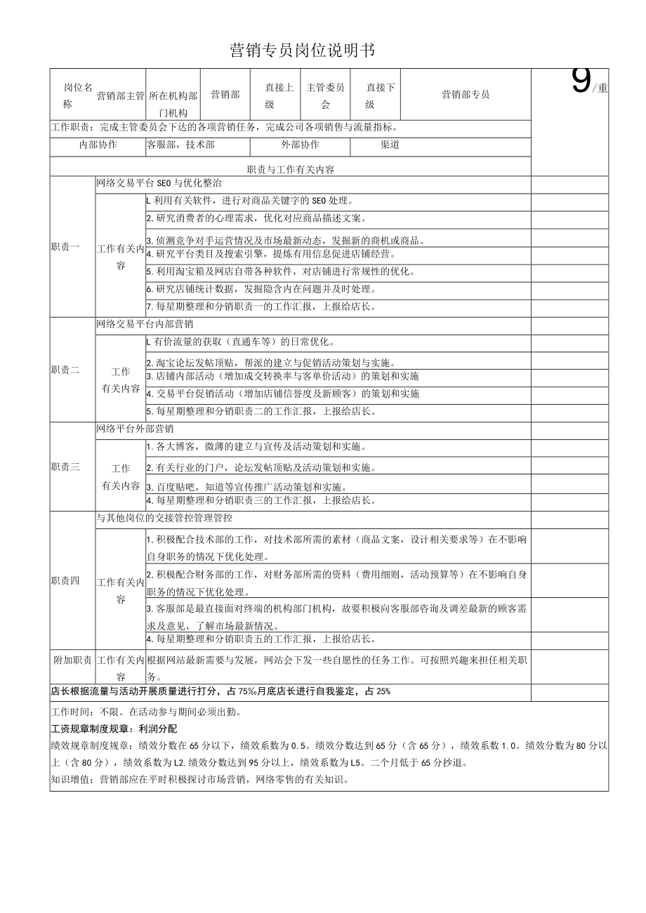 办公文档范本淘宝天猫各岗位说明书电商运营必备工具说明.docx_第2页