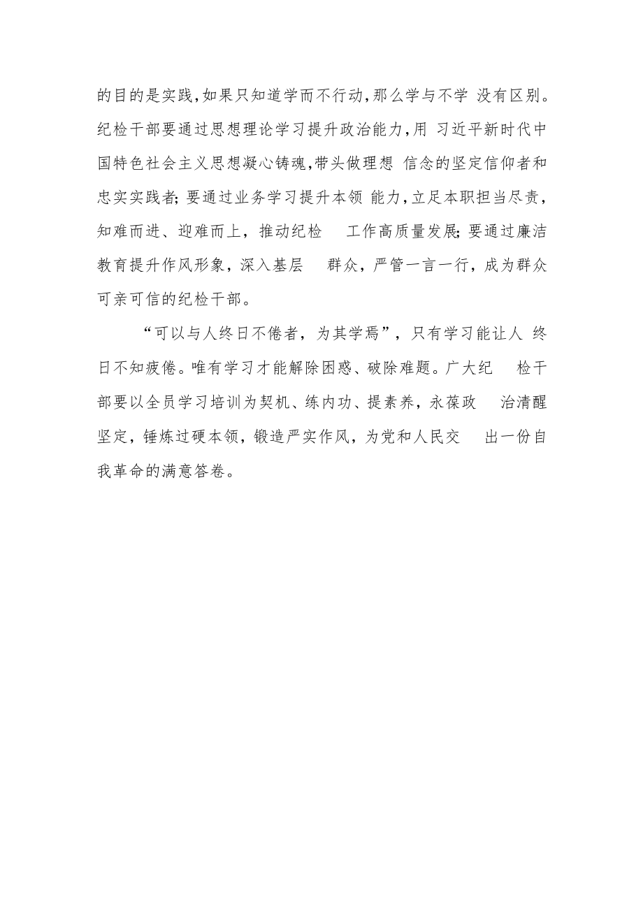 公司纪检干部队伍教育整顿心得体会.docx_第3页