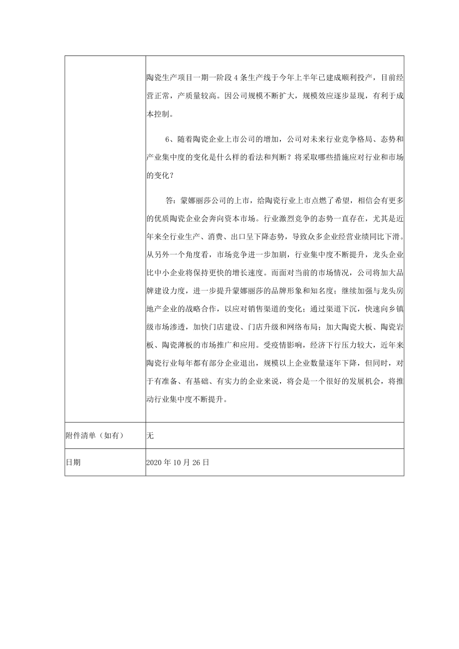 蒙娜丽莎集团股份有限公司投资者关系活动记录表.docx_第3页