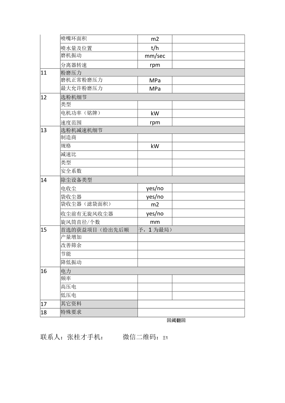 生料及煤立磨调查表.docx_第3页