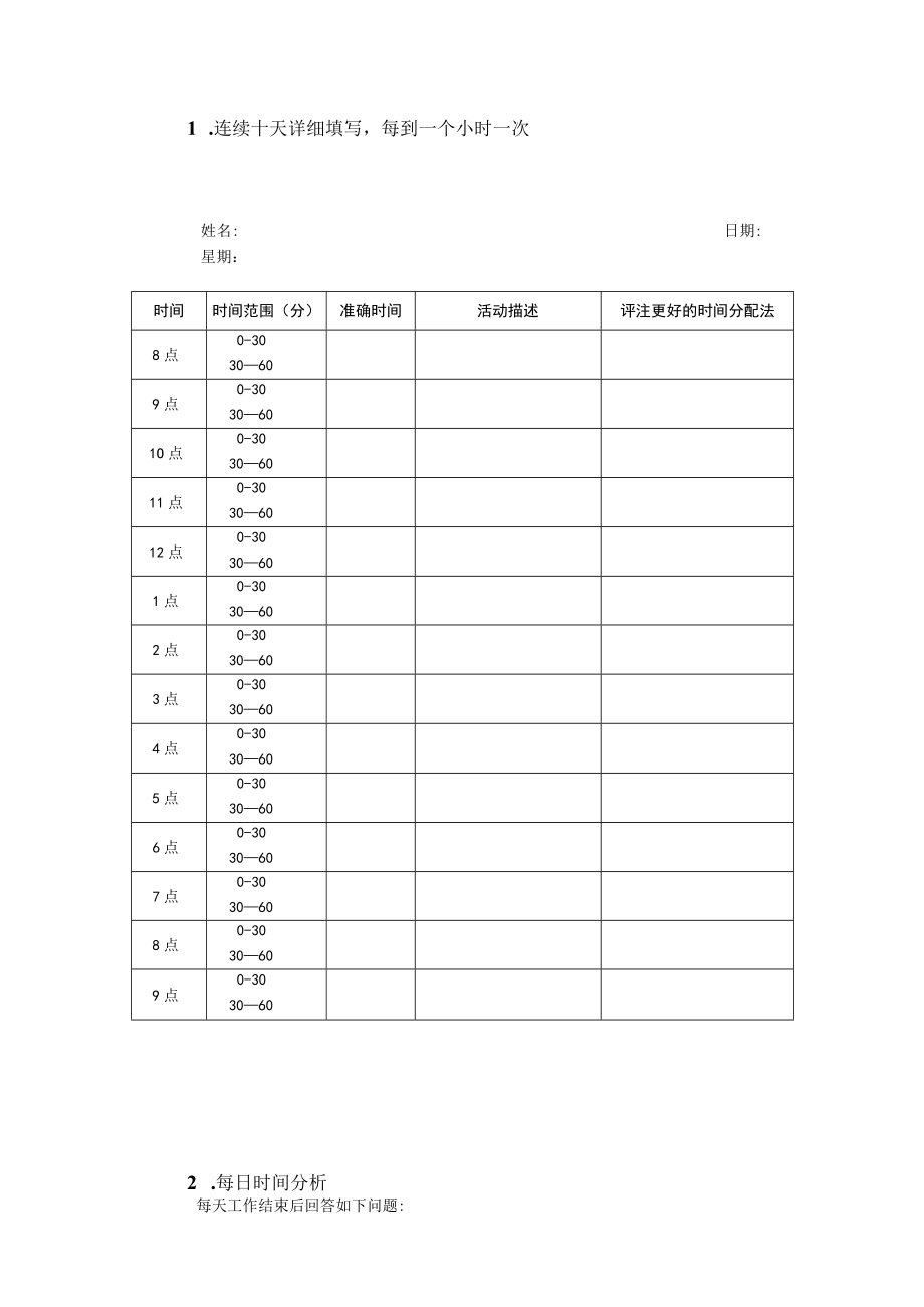 企业管理员工业绩改进表.docx_第1页