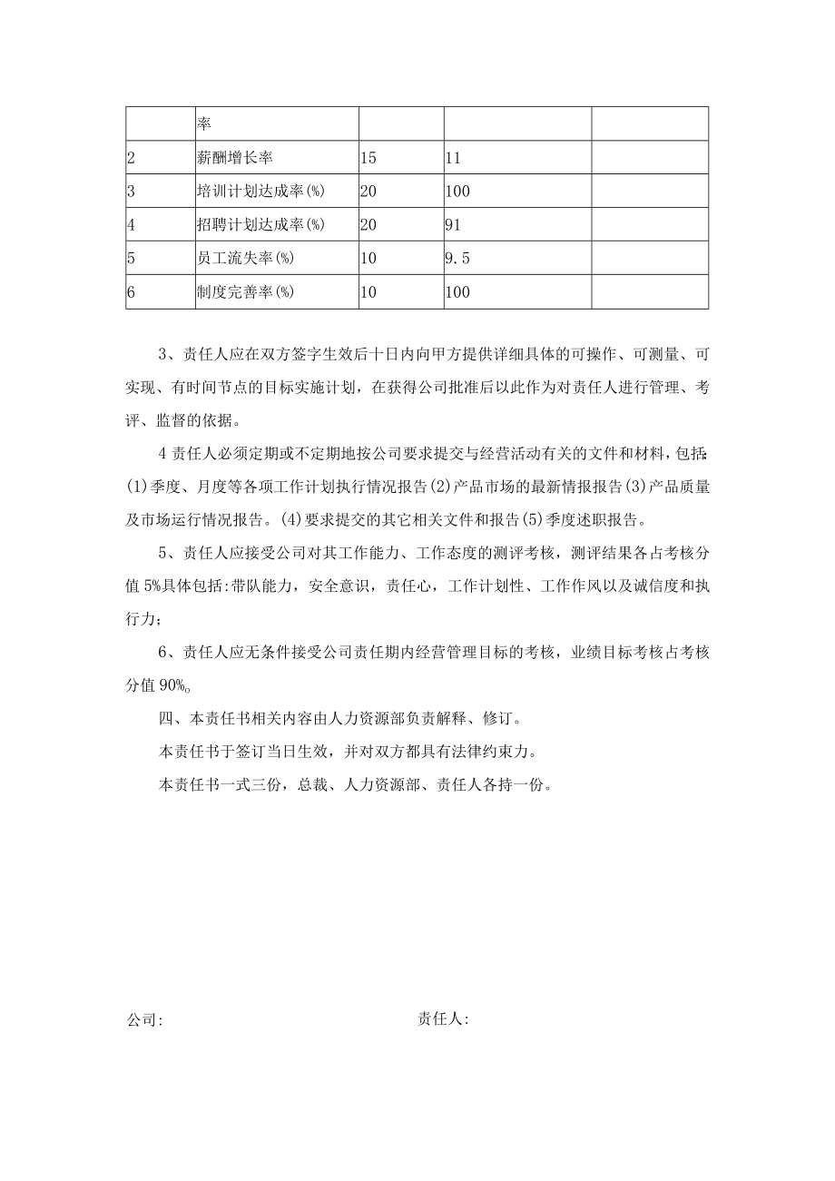 2020年行政副总经理经营目标责任书.docx_第2页