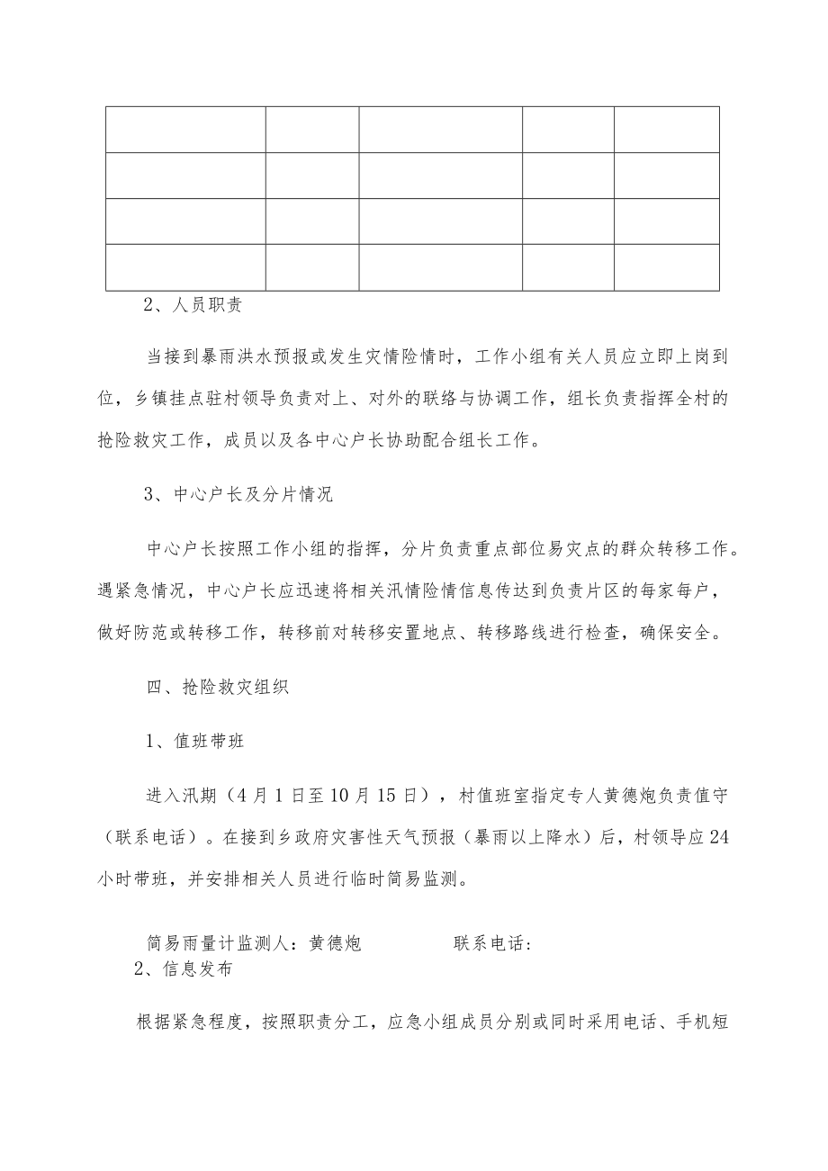 路下乡发竹坑村地质灾害隐患点群众转移避险应急预案.docx_第2页