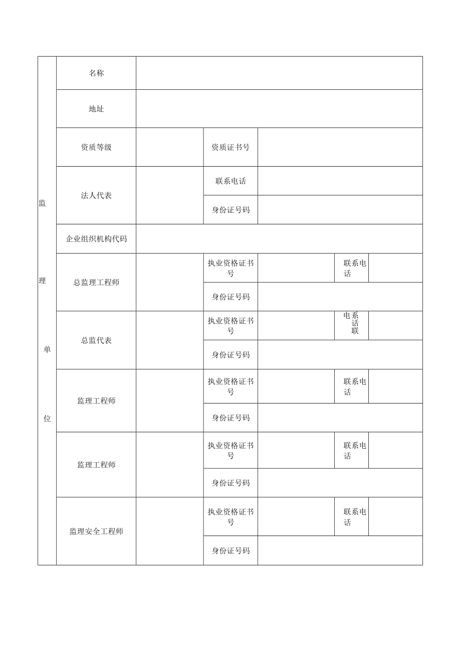 建设各方责任主体基本情况登记表.docx_第2页