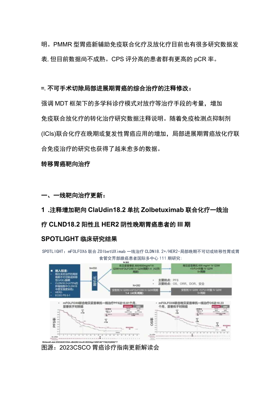 2023 CSCO胃癌指南更新要点（全文）.docx_第2页