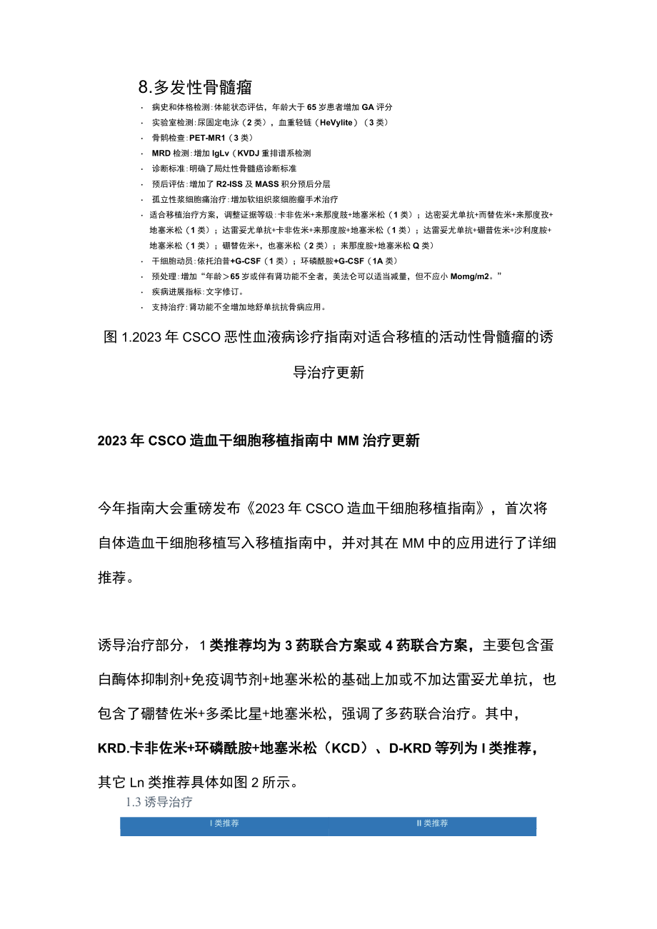 2023年CSCO指南多发性骨髓瘤治疗部分更新解读（全文）.docx_第2页