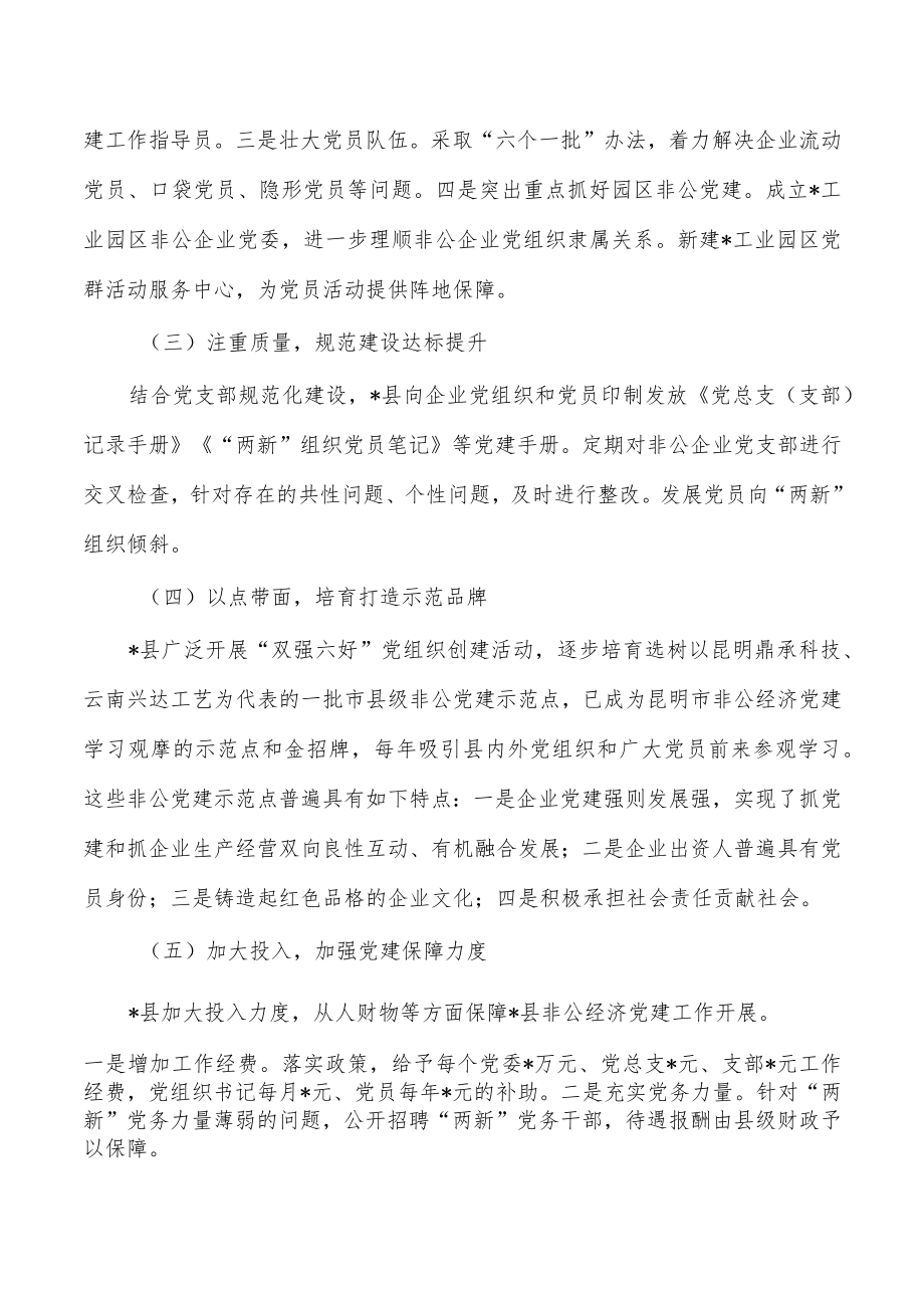 加强非公经济党建调研报告.docx_第2页