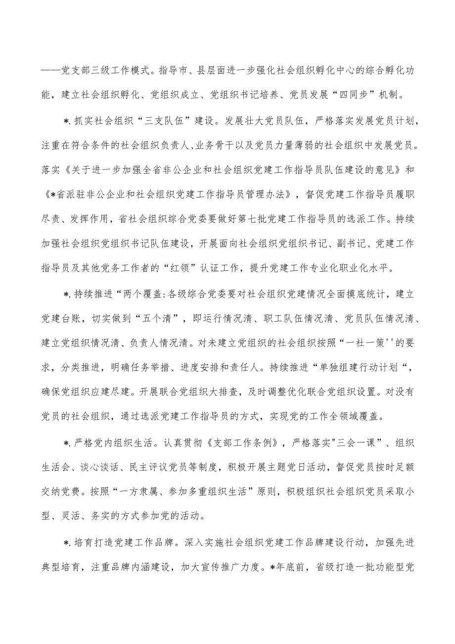 社会组织综合党建2023年工作要点.docx_第2页