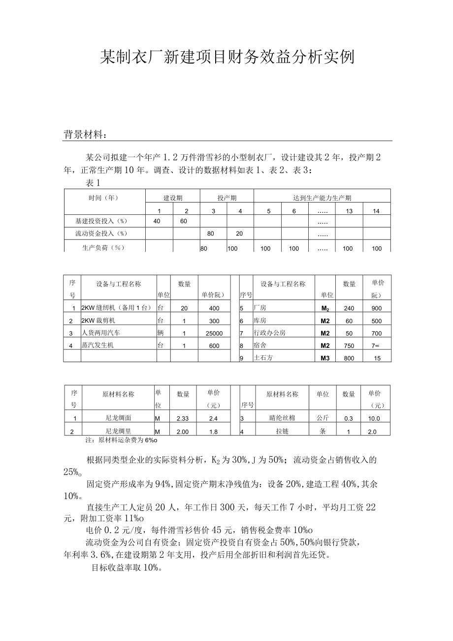 项目财务效益分析实例.docx_第1页