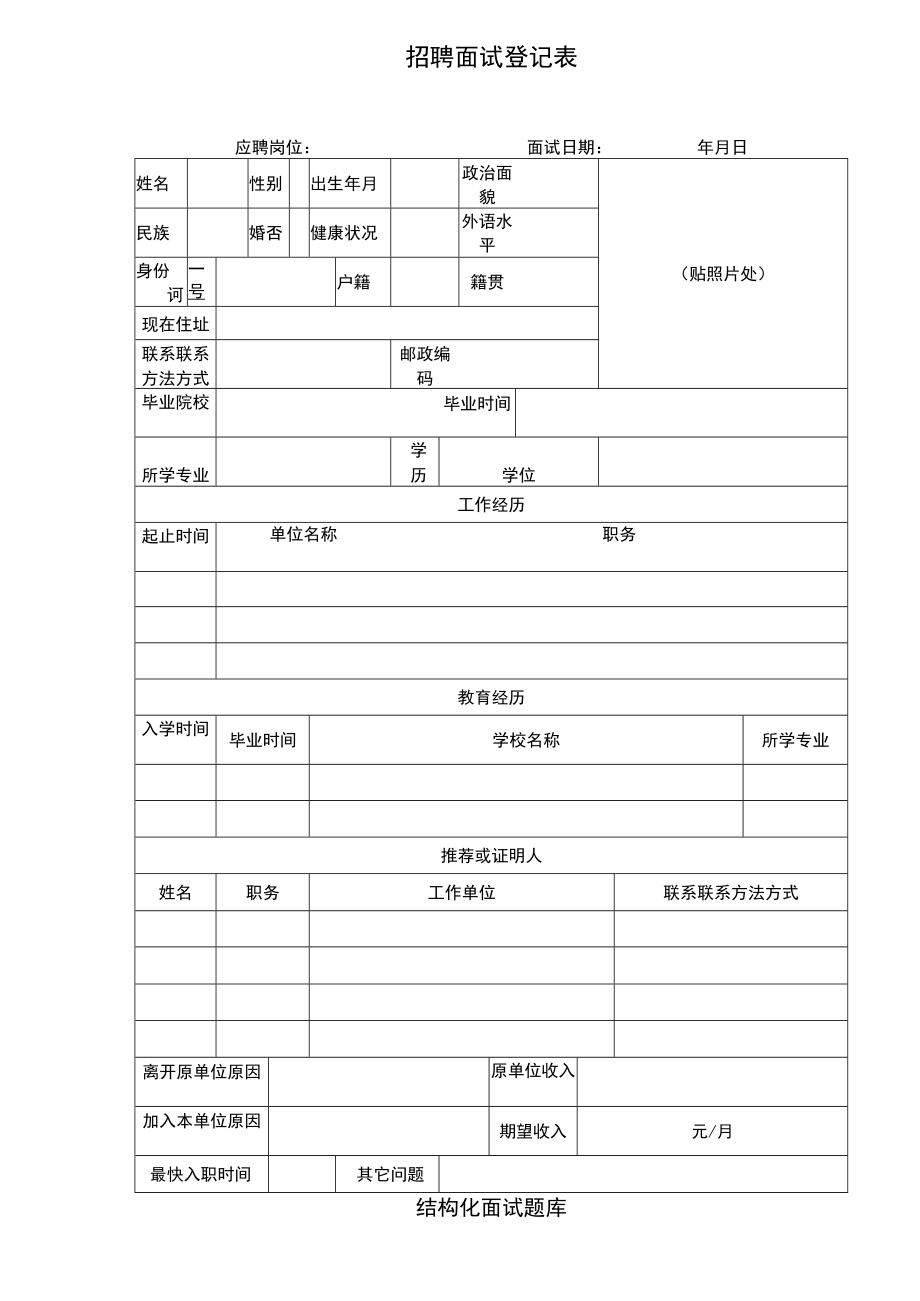 财务制度：招聘管理类个工具V.docx_第2页