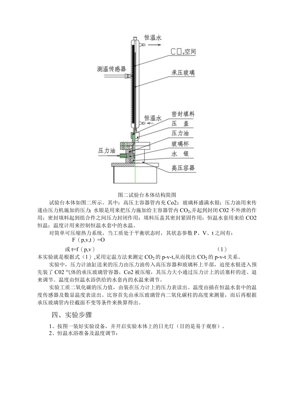 新大工程热力学实验指导03二氧化碳临界状态观测及p-v-t关系测定实验.docx_第2页