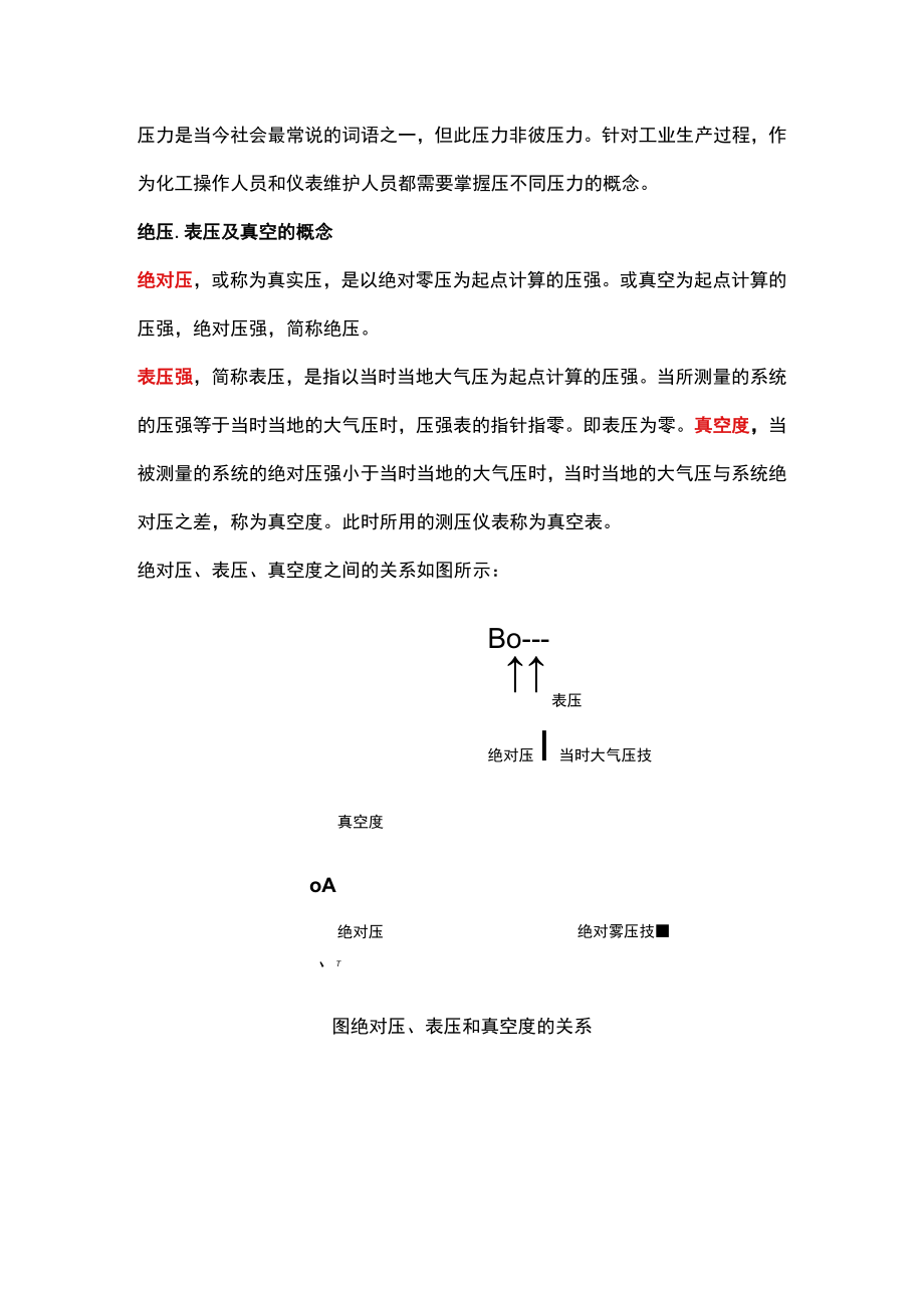 表压、绝压和真空度的区别.docx_第1页