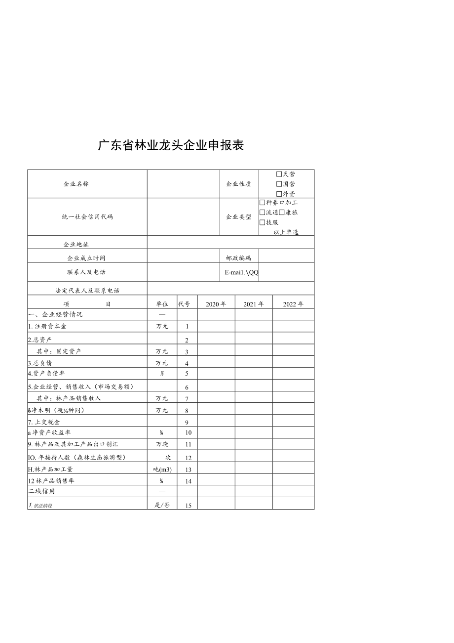 广东省林业龙头企业申请表、复核表、认定与监测方法.docx_第3页