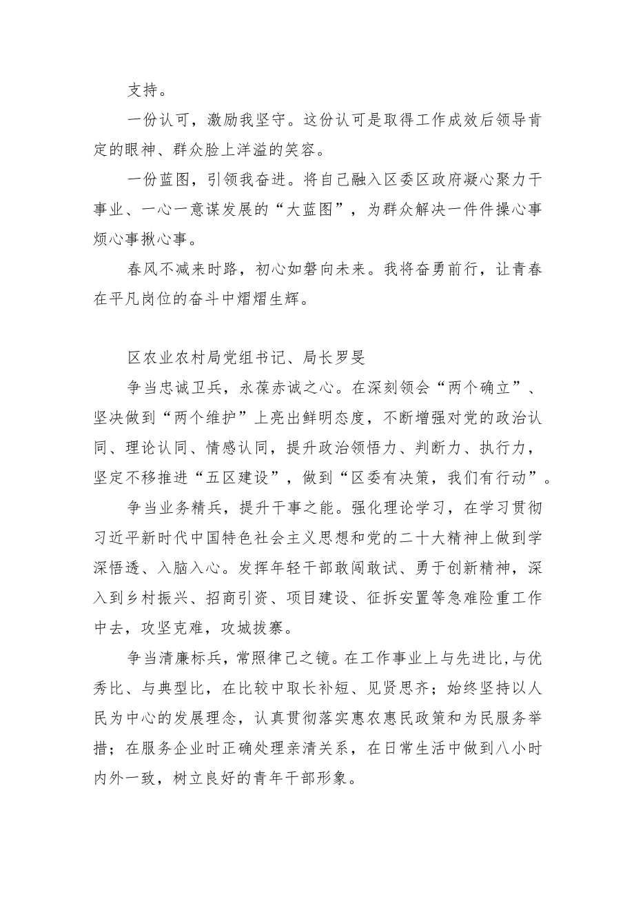 【研讨发言】区年轻干部座谈会发言汇编.docx_第2页